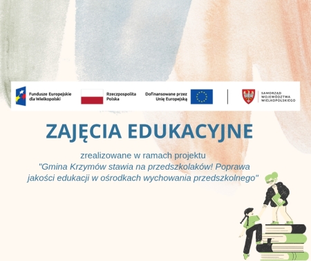 Gmina Krzymów stawia na przedszkolaków! - zajęcia realizowane w ramach projektu ...