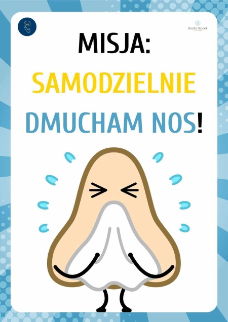 Misja: Samodzielnie dmucham nos.
