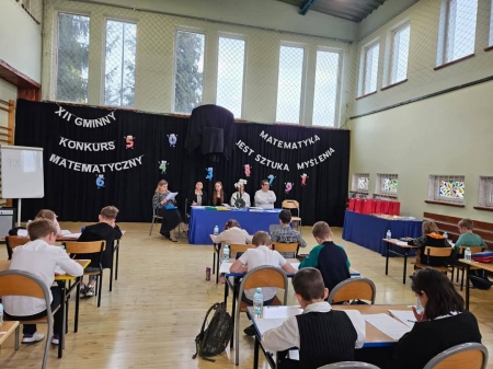 XII Gminny Konkurs Matematyczny - 11 kwiecień 