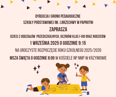 Rozpoczęcie roku szkolnego 2025/2026