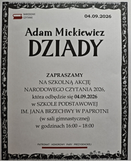 Narodowe Czytanie 2026!